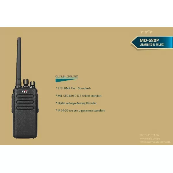 TYT MD 680 P Telsiz Teknik Özellikler