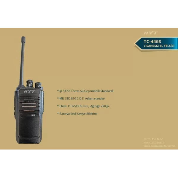 HYT TC 446 S Teknik Bilgi Özellik