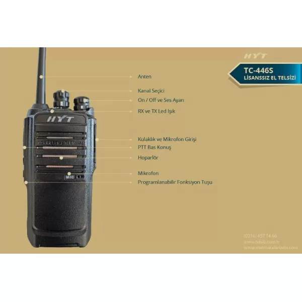 HYT TC 446 S Teknik Bilgi